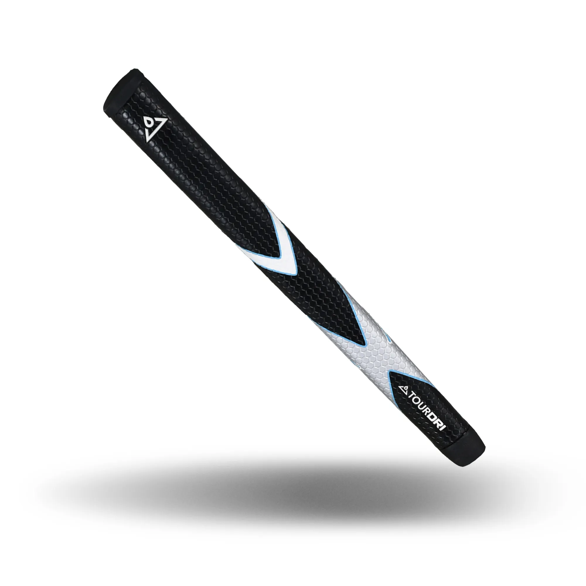 TourDri PU Putter Golf Grip Midsize Black/Silver/Blue